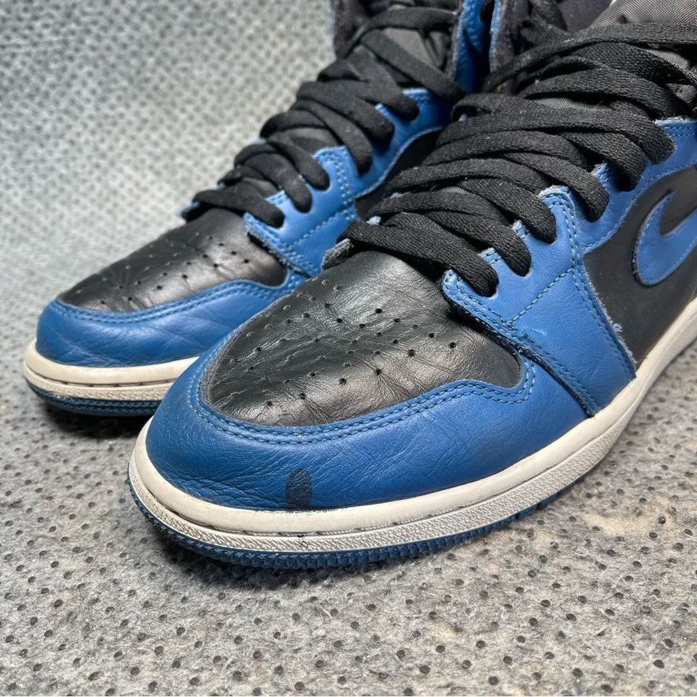 Jordan 1 High Dark Marina Blue Shoes Size 9 Men’s